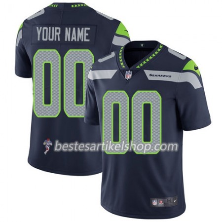 Herren Seattle Seahawks Trikot Navy Blau - Personalisiert